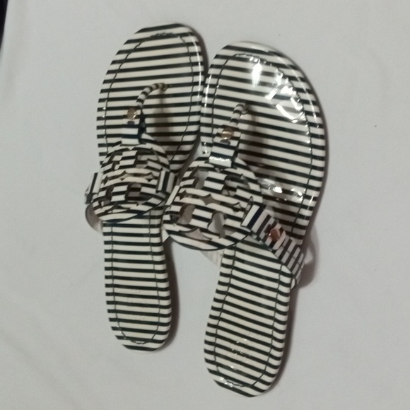 Nautical Tory Burch Miller Sandals - Picture 7 of 7